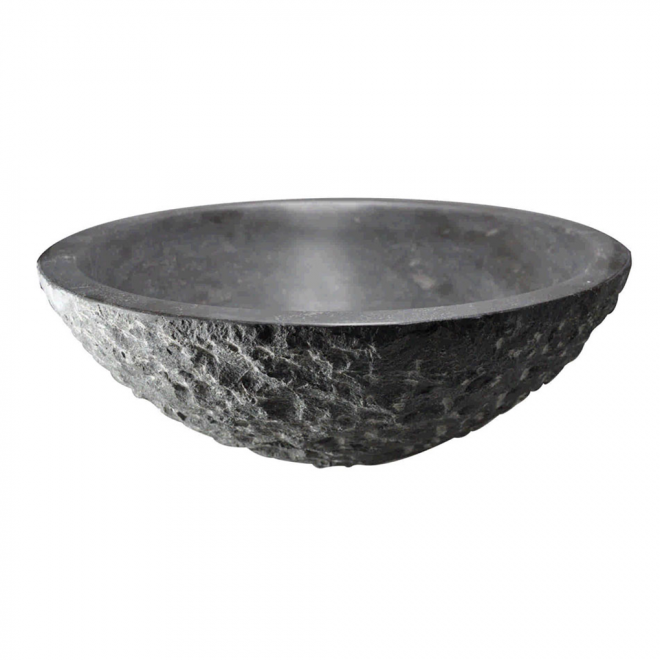 Wiesbaden Raw Waskom Hamerslag 42x14cm Hardsteen Gezoet